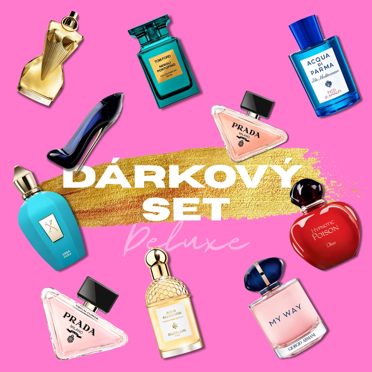 Dárkový set dámský Deluxe – sada vzorků parfémů – MrRizz