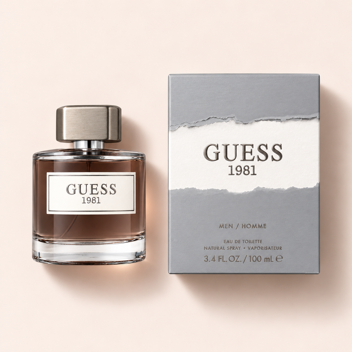 GUESS 1981 pánská toaletní voda 100 ml – flakon s krabičkou – MrRizz
