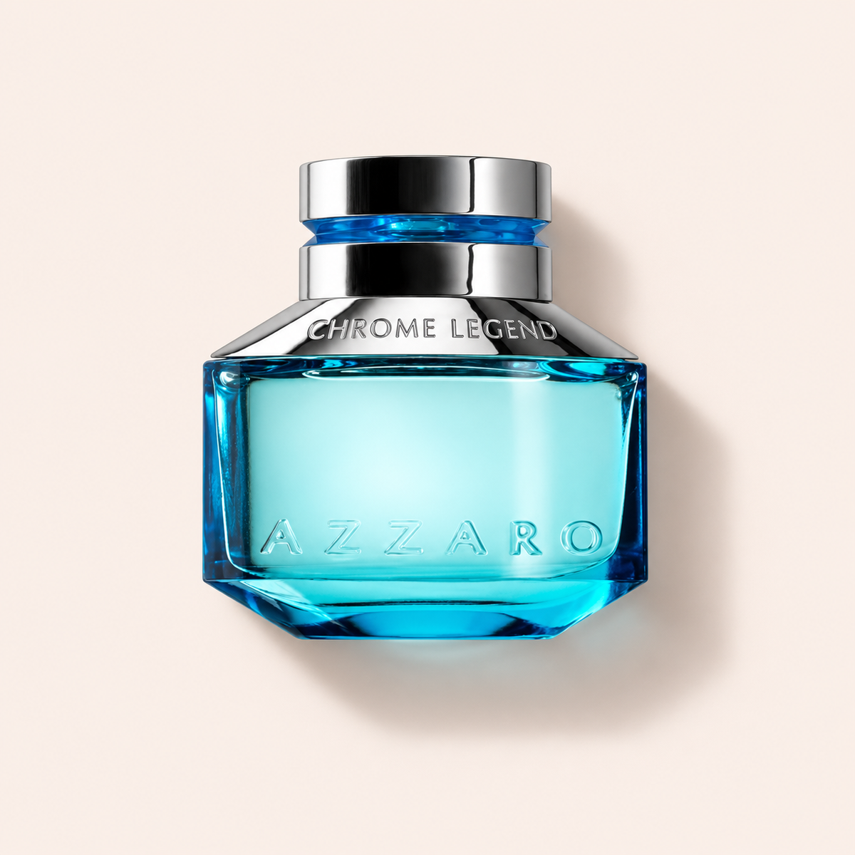Azzaro Chrome Legend EDT 40 ml na béžovém pozadí – MrRizz