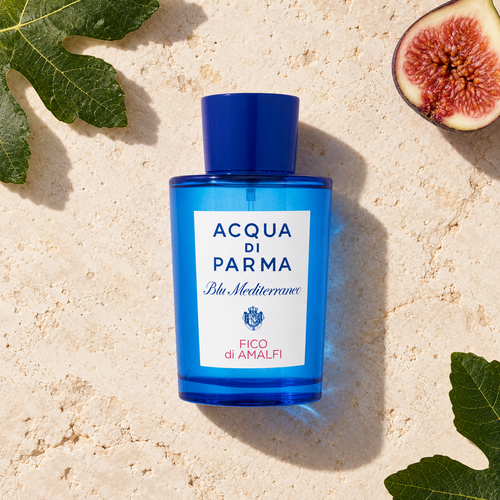Acqua di Parma Blu Mediterraneo Fico di Amalfi EDT 180 ml – parfém v prostředí, pohled shora s bočním stínem