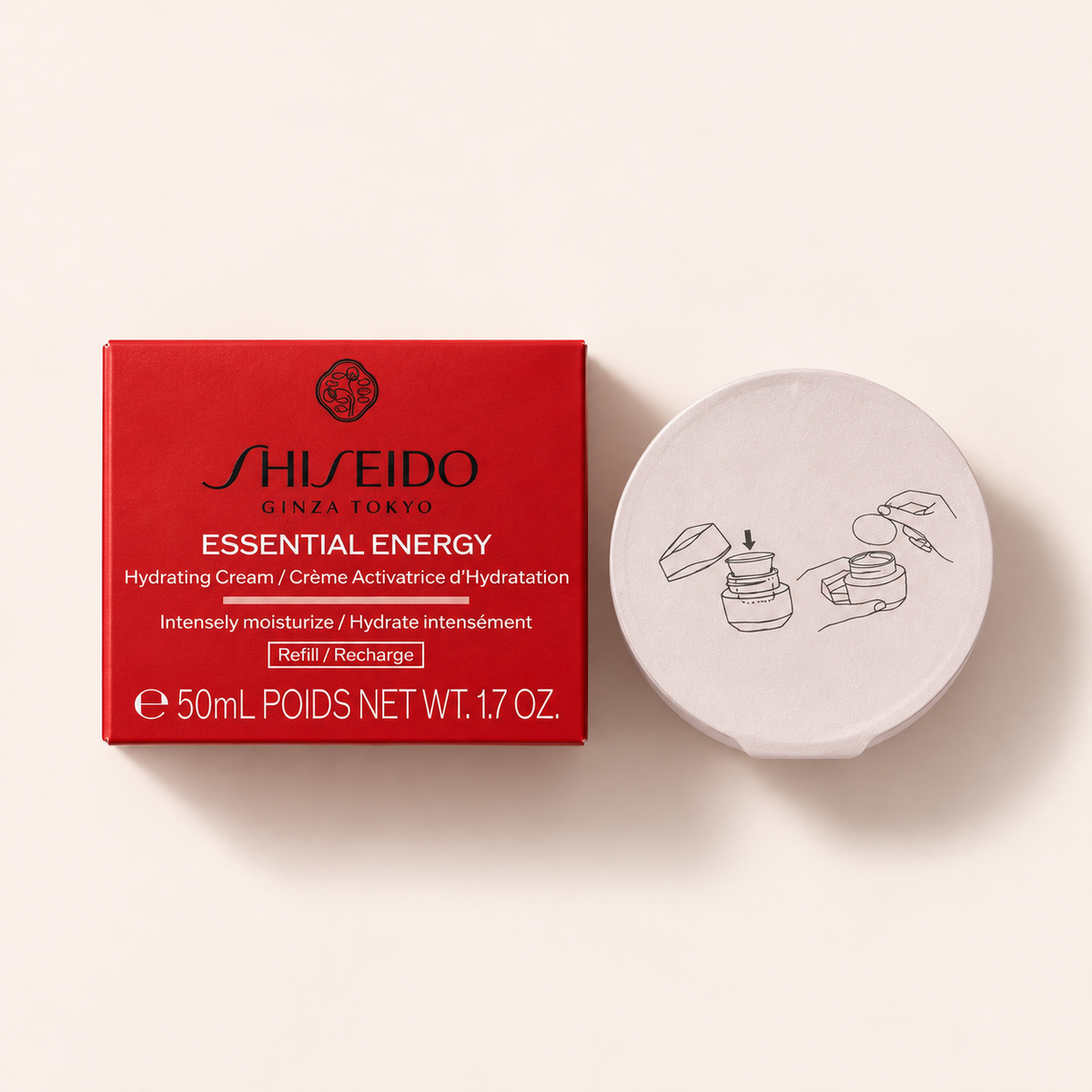 Shiseido Essential Energy Hydrating Cream 50 ml – titulní produktová fotografie – MrRizz