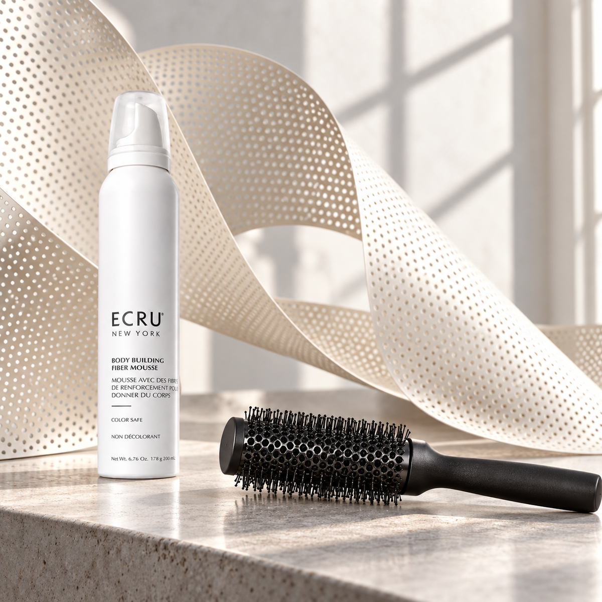 ECRU Body Building Fiber Mousse 200 ml – produktová scéna – MrRizz