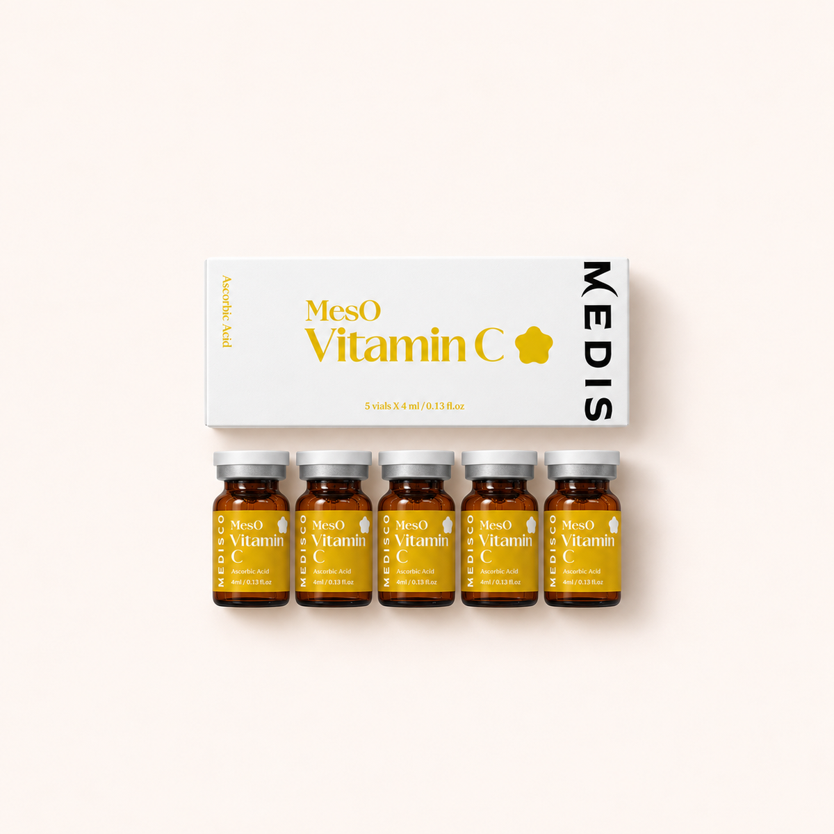 Medisco MesO Vitamin C Serum For Micro-Needling Mesotherapy System 5x4 ml