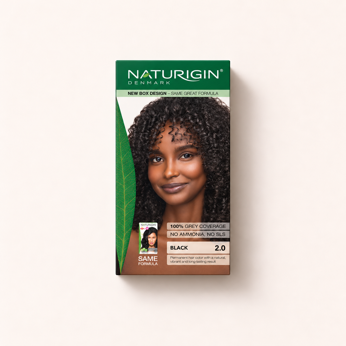Naturigin Permanent Hair Colour Black 2.0, sada 115 ml – MrRizz