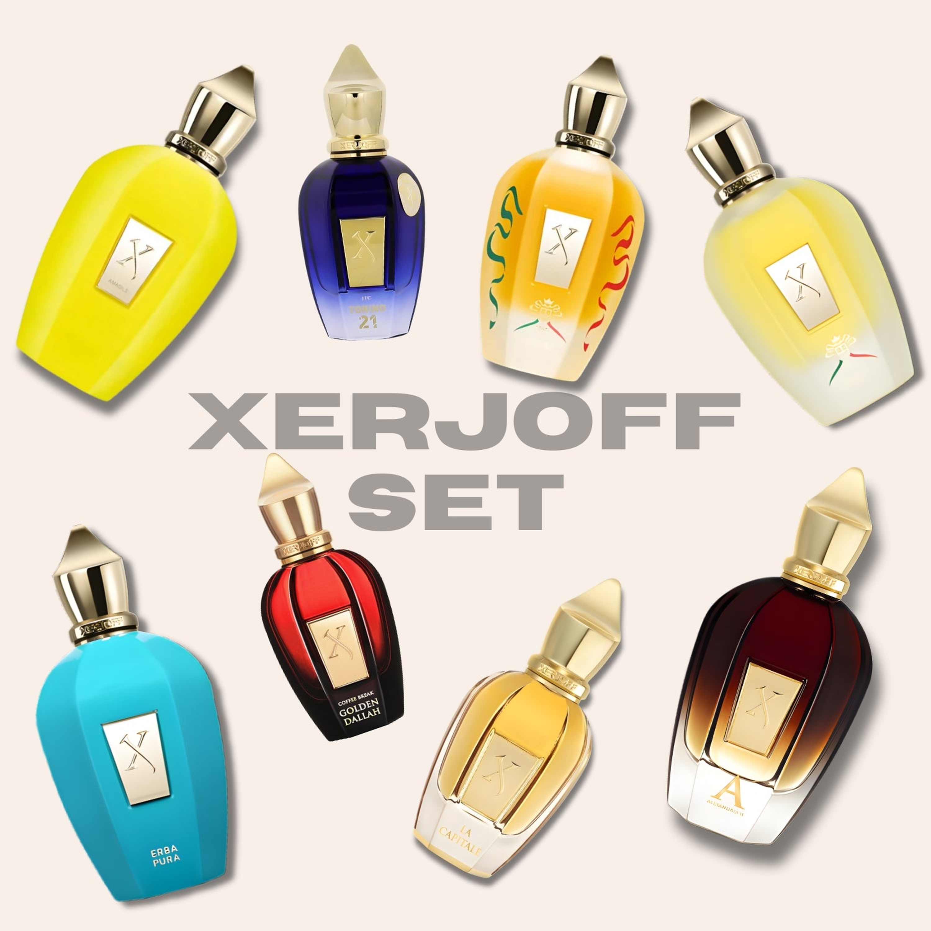 Xerjoff Set – sada vzorků parfémů – MrRizz