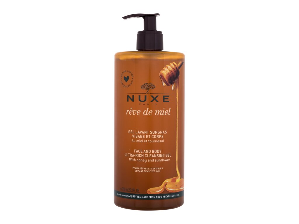 NUXE Reve de Miel Face And Body Ultra-Rich Cleansing Gel 750 ml - 750ml - Sprchový gel