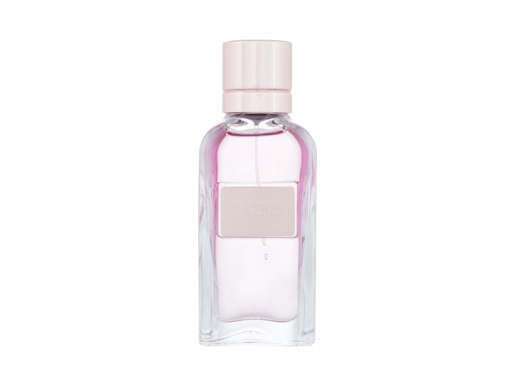 Flakon Abercrombie & Fitch First Instinct EDP 30 ml na béžovém pozadí – MrRizz