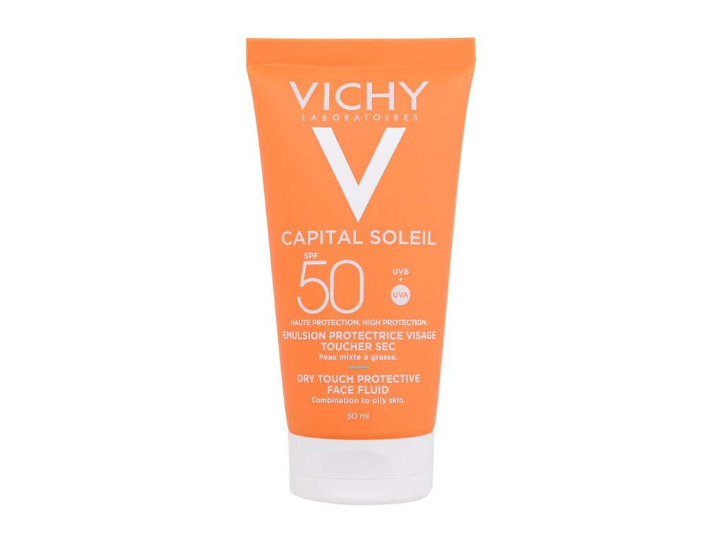 Vichy Capital Soleil Dry Touch ochranný fluid na tvár 50 ml
