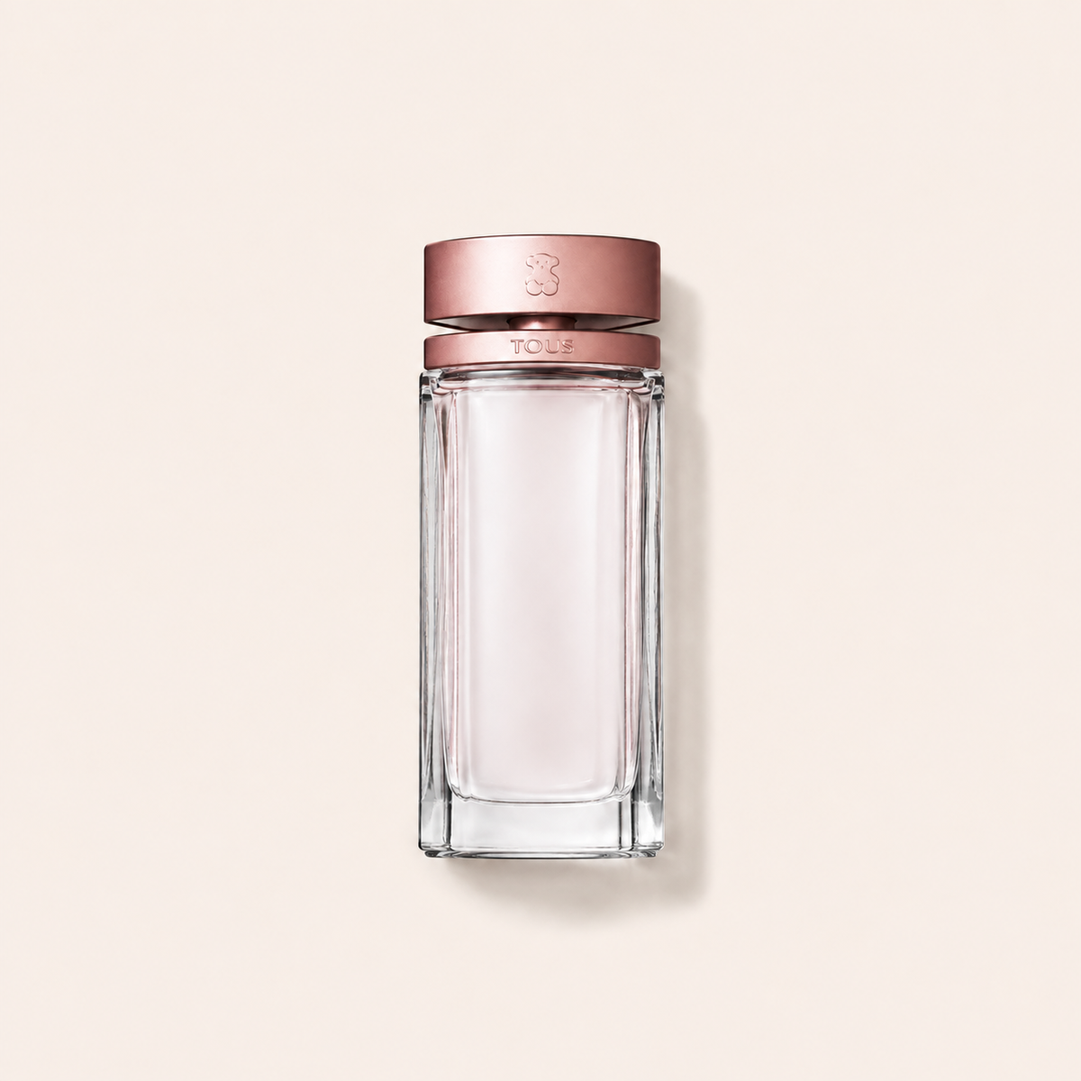 TOUS L’Eau de Parfum EDP 90 ml, čirý flakon s růžovým kovovým uzávěrem a motivem medvídka – MrRizz