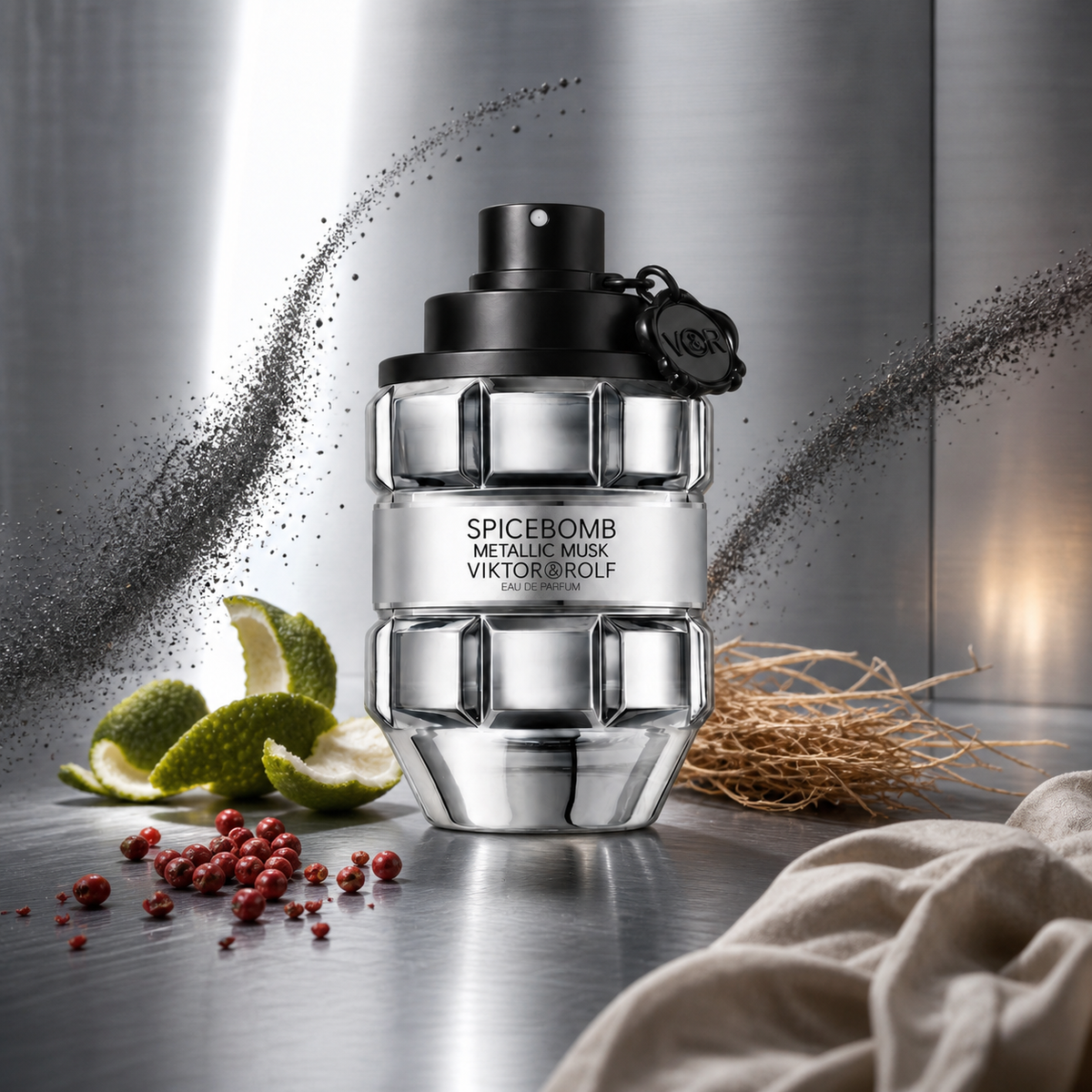 Viktor & Rolf Spicebomb Metallic Musk – čistá kovová scéna – MrRizz