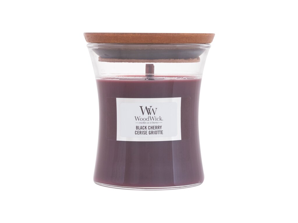 WoodWick Black Cherry 85 ml - 85ml - Vonná svíčka