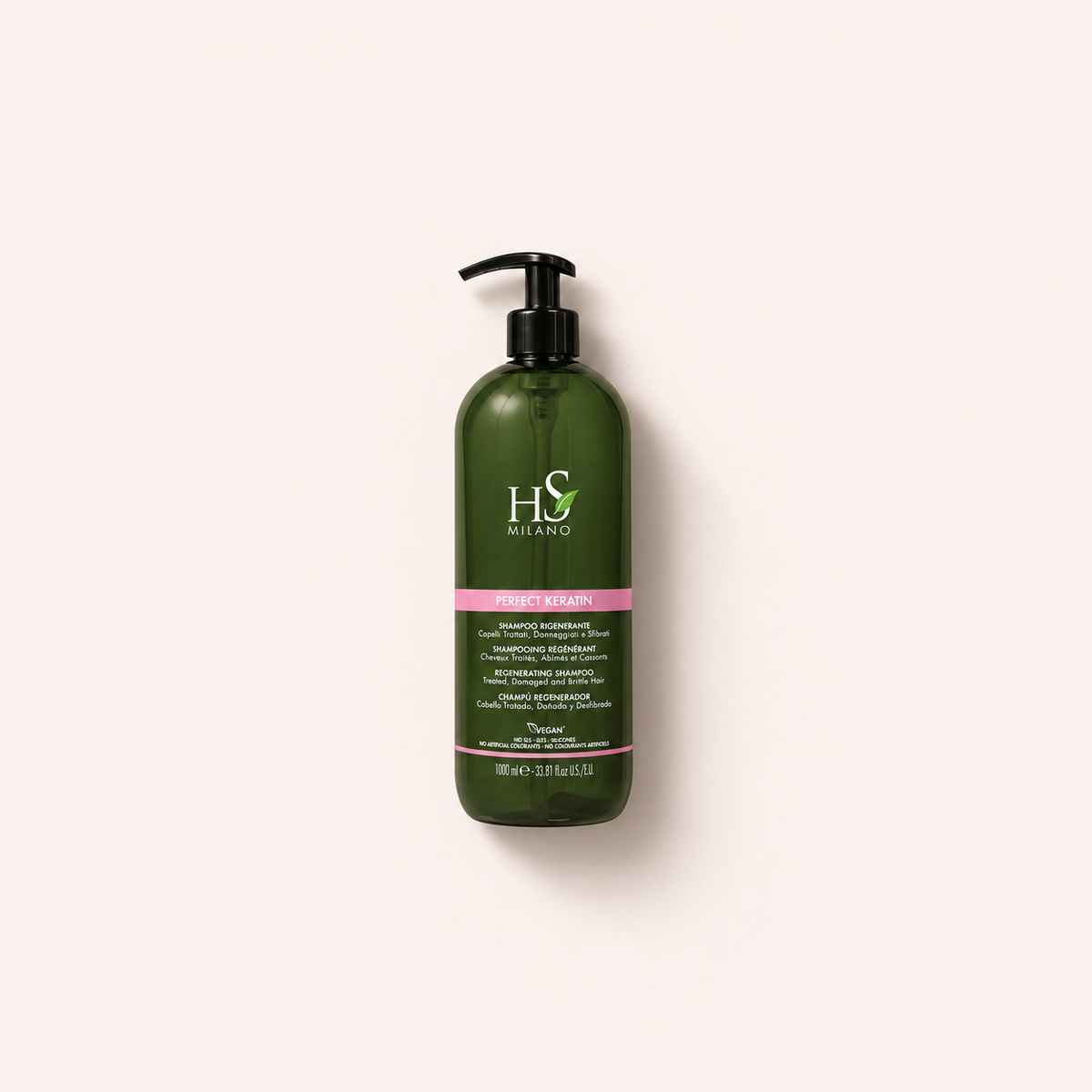 HS MILANO Perfect Keratin Regenerating Shampoo 1000 ml