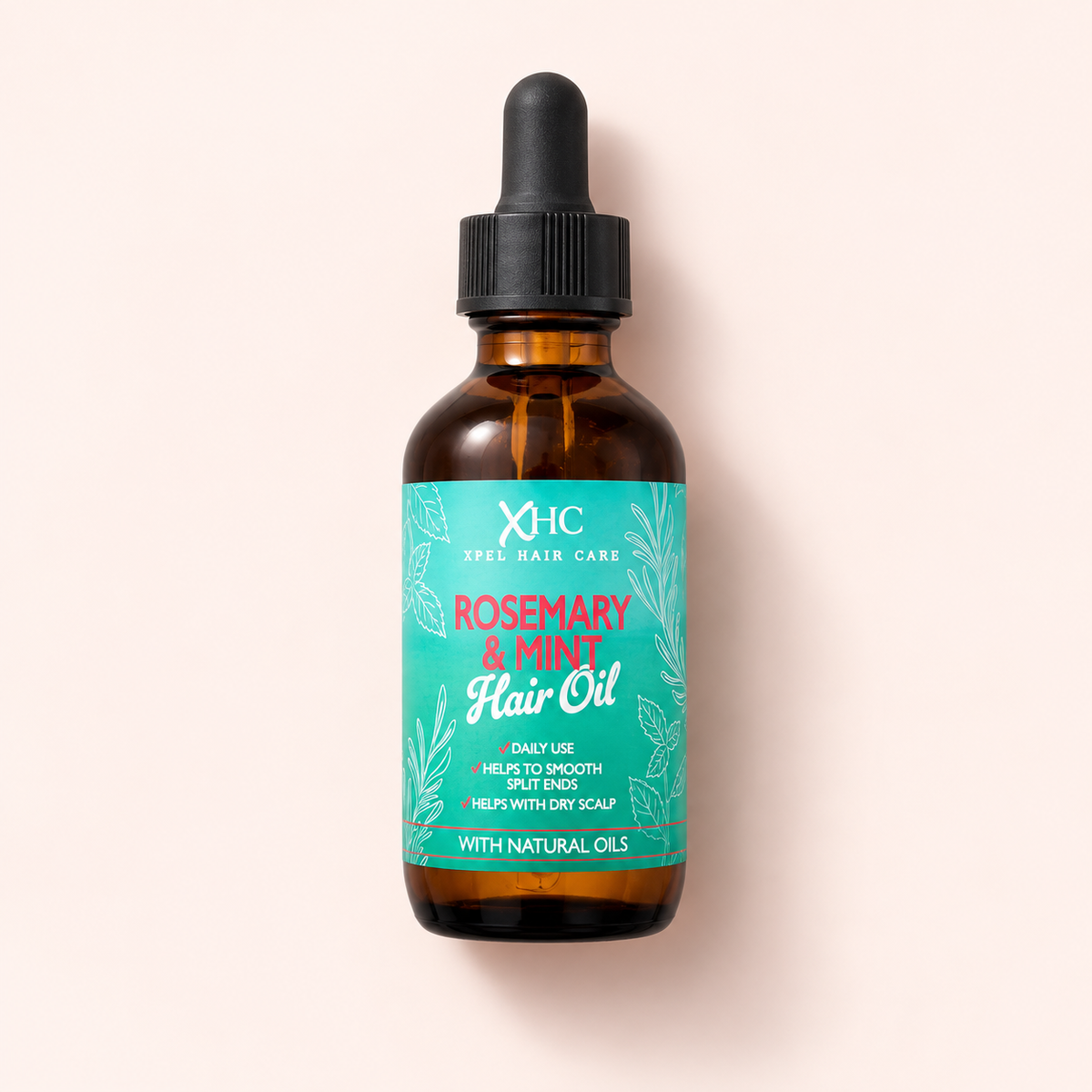 Produktová fotografie Xpel Rosemary & Mint Hair Oil 60 ml – MrRizz