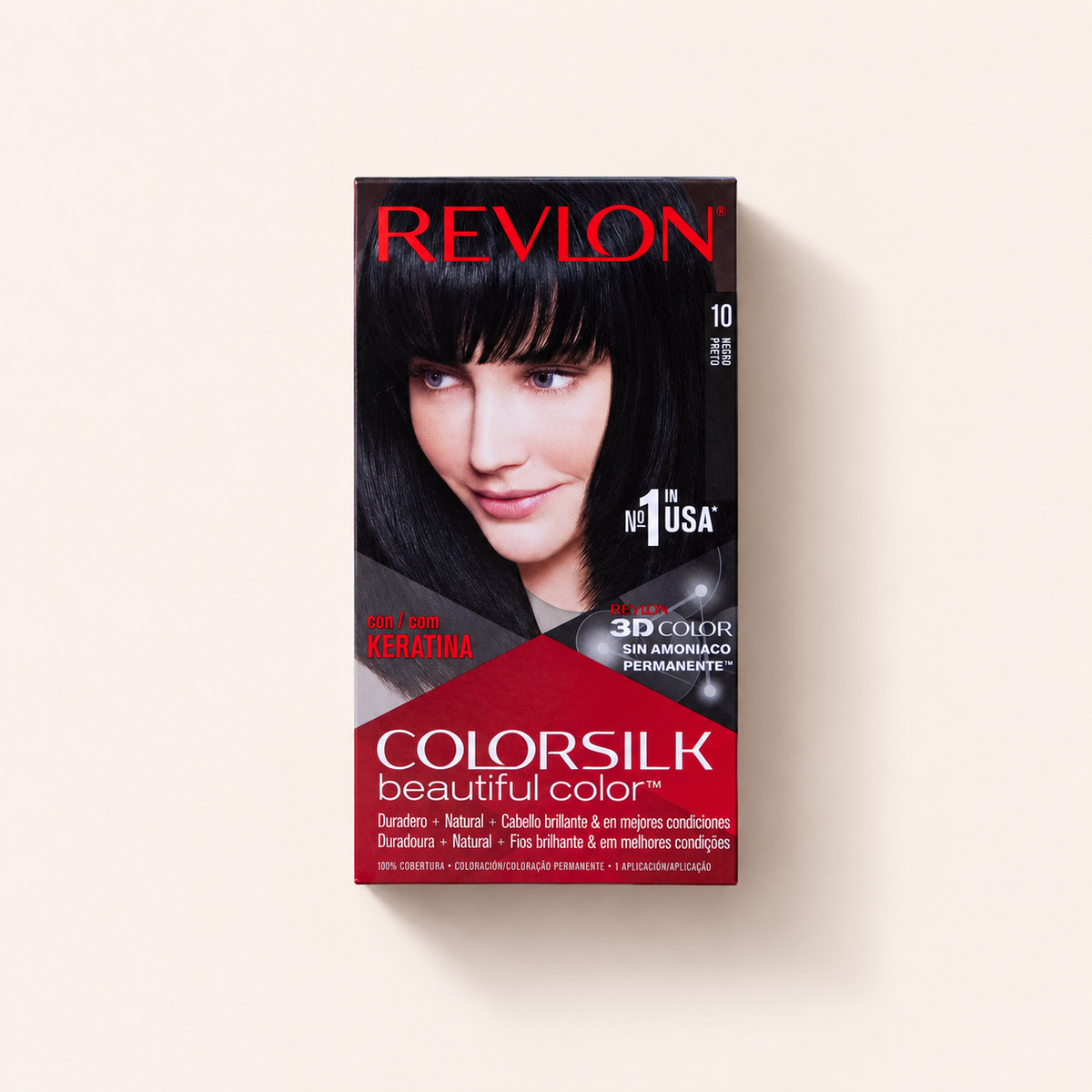 Revlon ColorSilk Beautiful Color – odstín 10 Negro – MrRizz