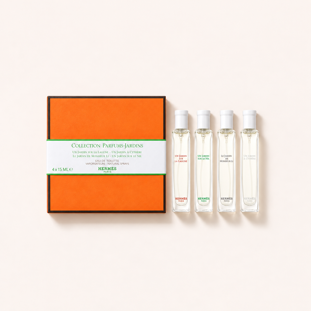 Hermès Collection Parfums-Jardins – sada 4 × 15 ml