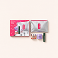 Clinique Glam To Goodnight All About Eyes – sada: oční krém 15 ml, odličovací balzám 15 ml, řasenka High Impact 3,5 ml a kosmetická taštička