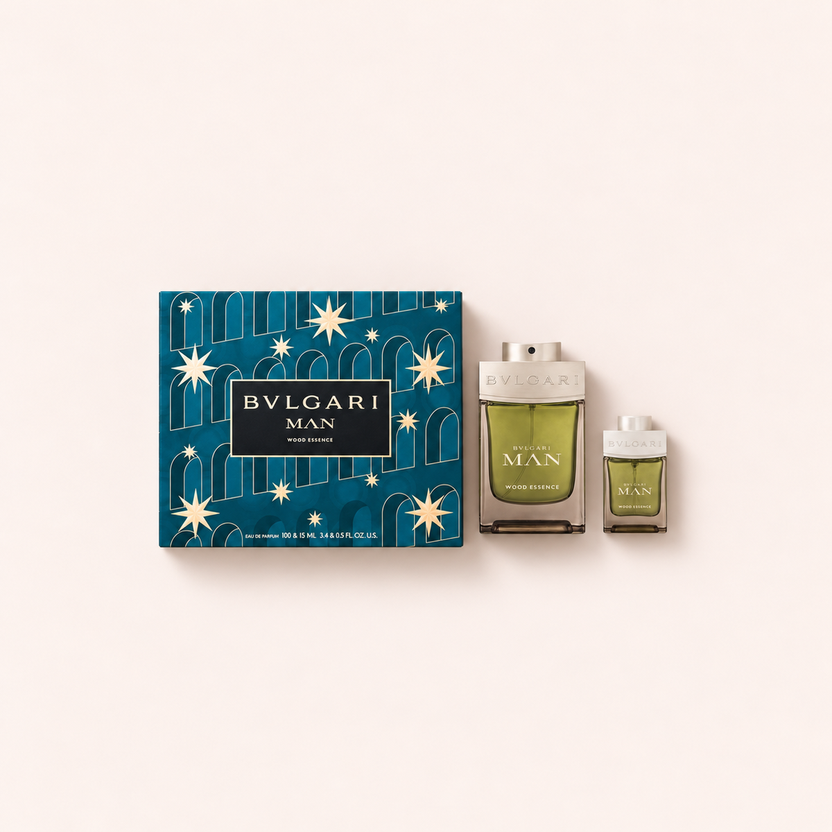 Bvlgari Man Wood Essence – sada Eau de Parfum 100 ml a 15 ml