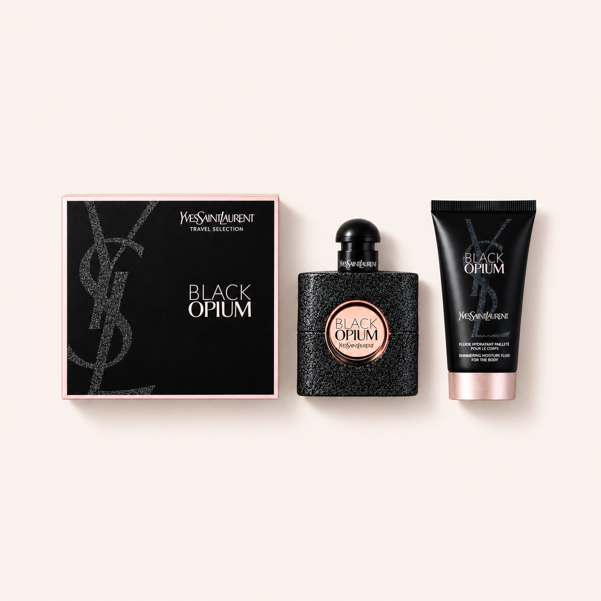 Yves Saint Laurent Black Opium dárková sada EDP 50 ml + tělové mléko 50 ml – MrRizz