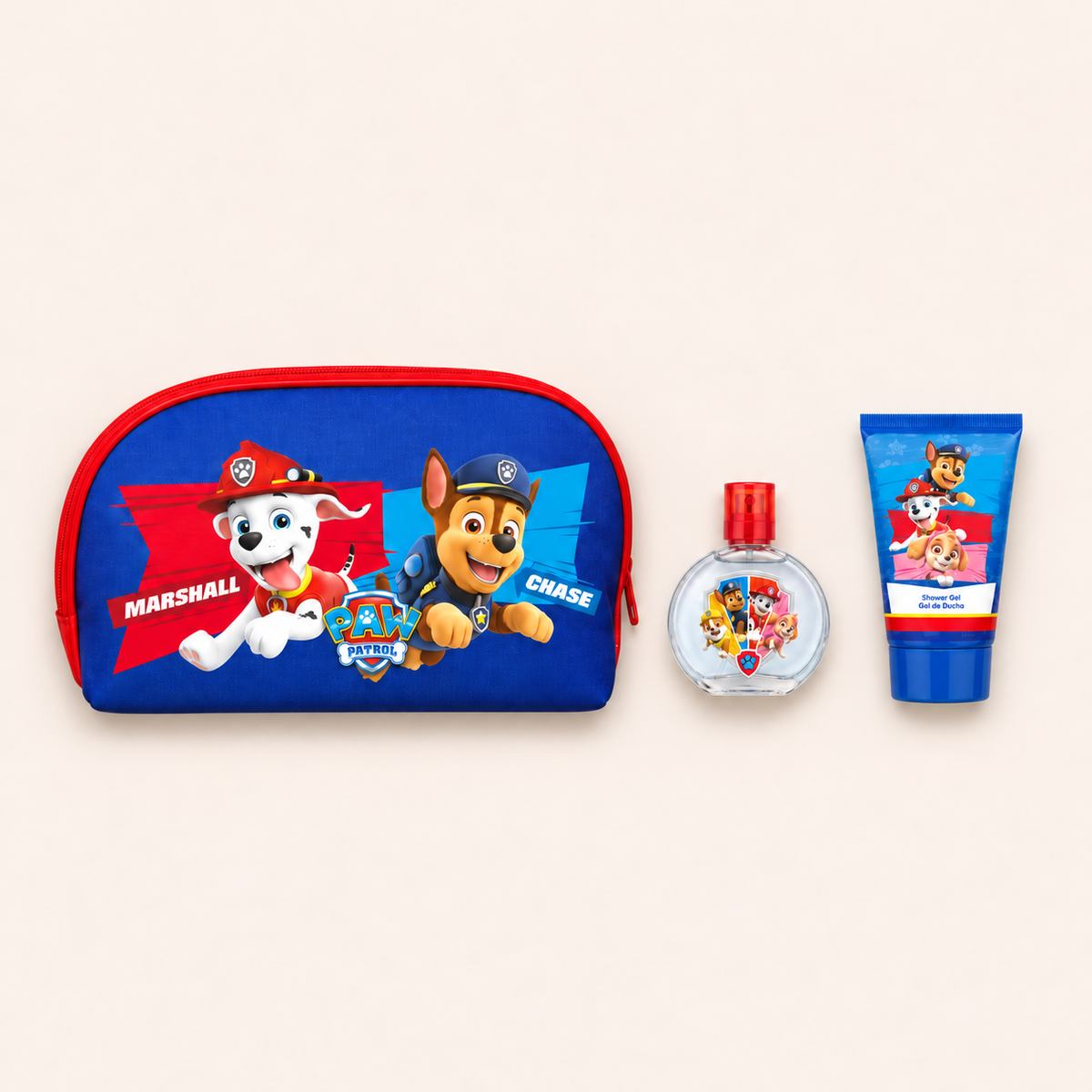 Paw Patrol sada toaletní vody 50 ml, sprchového gelu 100 ml a tašky – MrRizz