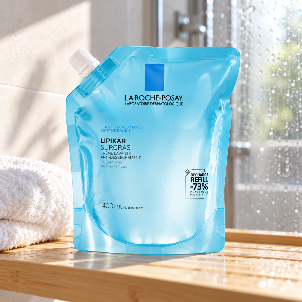 La Roche-Posay Lipikar Surgras 400 ml – atmosférická fotografie – MrRizz