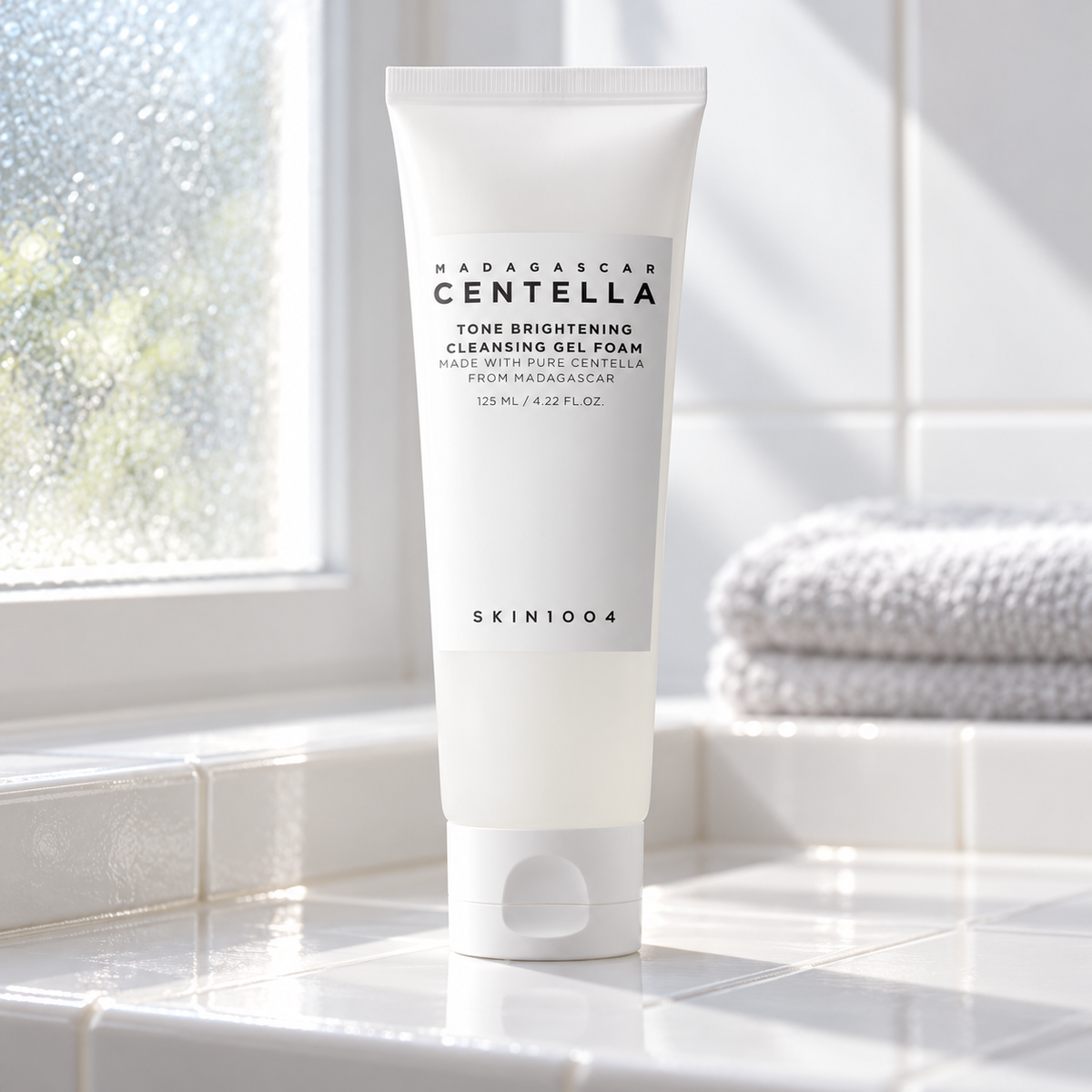 SKIN1004 Tone Brightening Cleansing Gel Foam 125 ml – atmosférická fotografie – MrRizz