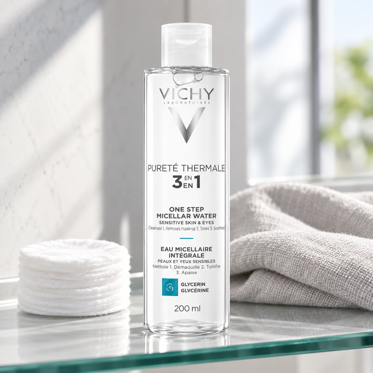 Vichy Purete Thermale One Step Micellar Water 200 ml – atmosférická fotografie – MrRizz