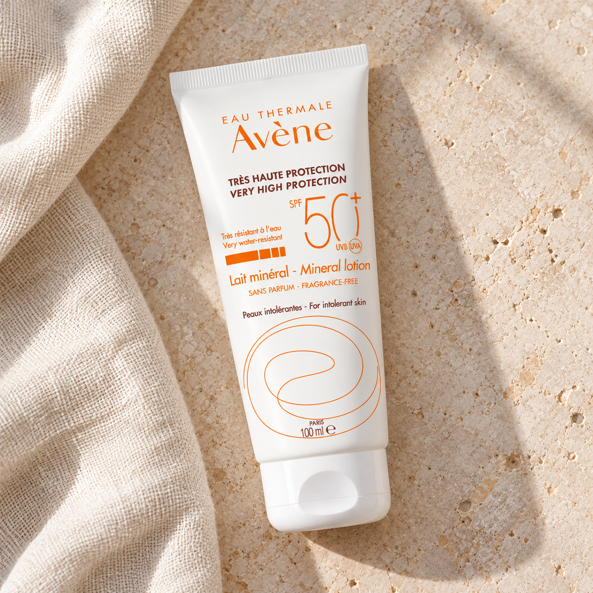 Avene Sun Mineral Milk 100 ml – atmosférická fotografie – MrRizz