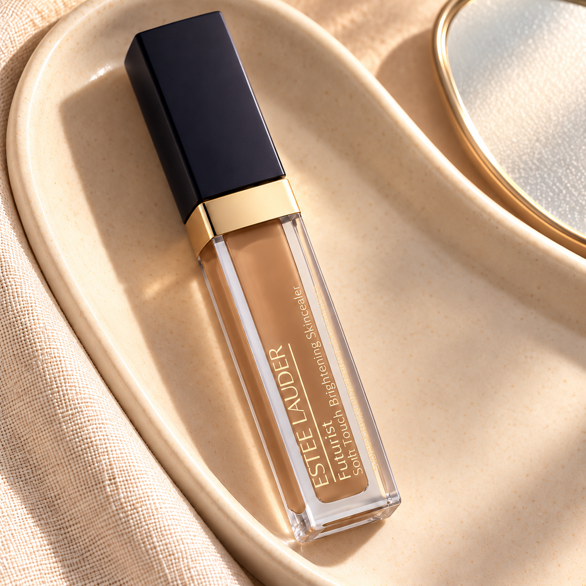 Estée Lauder Futurist Soft Touch Brightening Skincealer 4N Medium Deep 6 ml – atmosférická fotografie – MrRizz