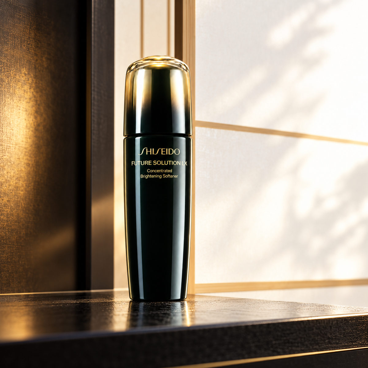 Shiseido Future Solution LX Concentrated Brightening Softener 170 ml – atmosférická fotografie – MrRizz
