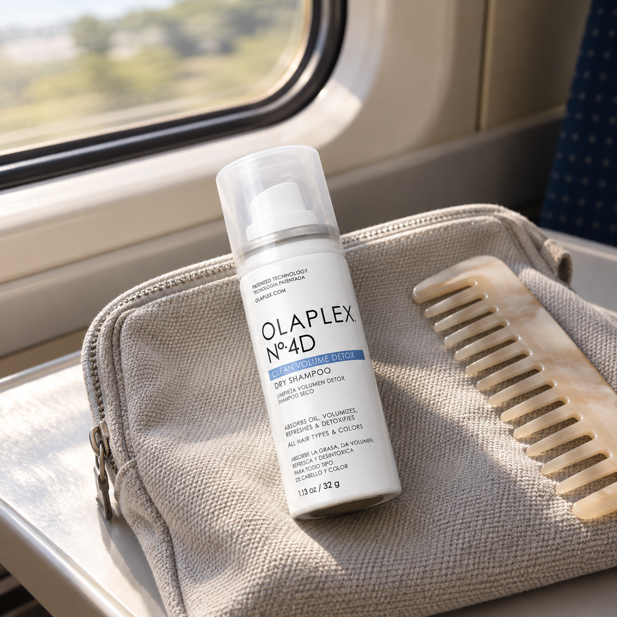 Olaplex Clean Volume Detox Dry Shampoo N°.4D 50 ml – atmosférická fotografie – MrRizz