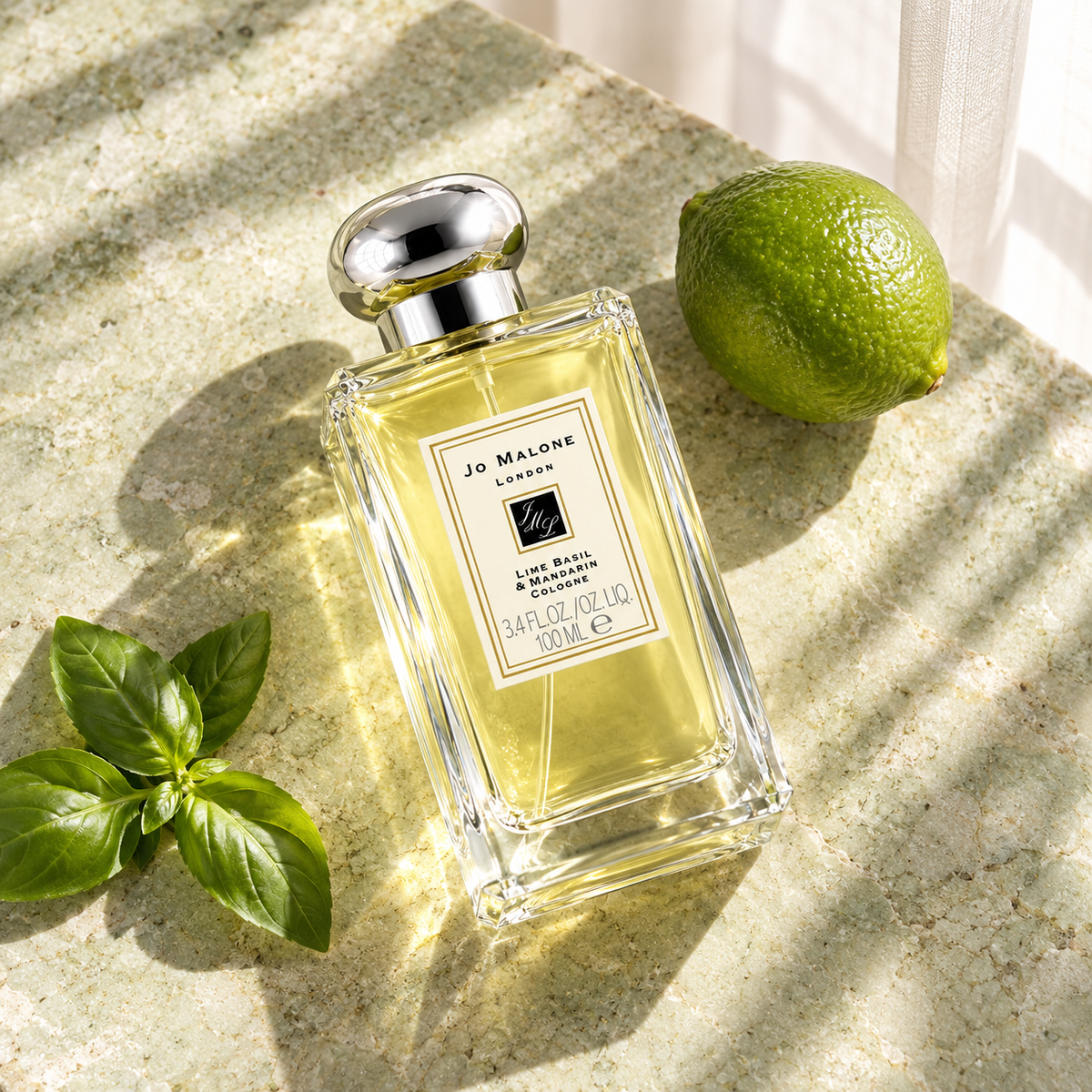 Jo Malone Lime Basil & Mandarin EDC 100 ml – atmosférická fotografie – MrRizz