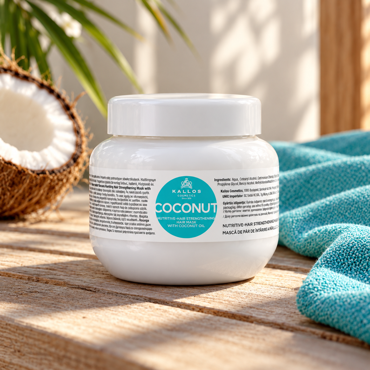 Kallos Cosmetics Coconut 275 ml – atmosférická fotografie – MrRizz