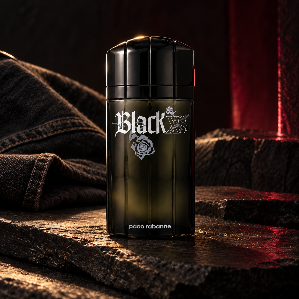 Paco Rabanne Black XS 100 ml – atmosférická fotografie – MrRizz