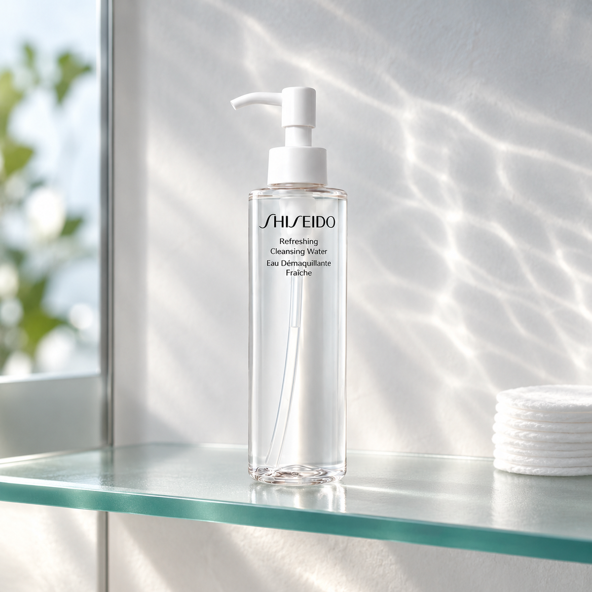 Shiseido Refreshing Cleansing Water 180 ml – atmosférická fotografie – MrRizz