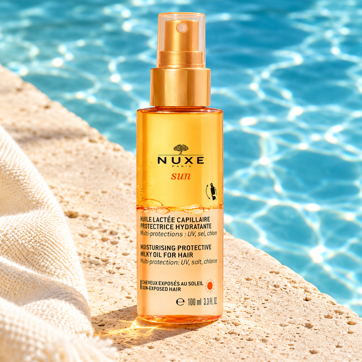 NUXE Sun Milky Oil Spray 100 ml – atmosférická fotografie – MrRizz
