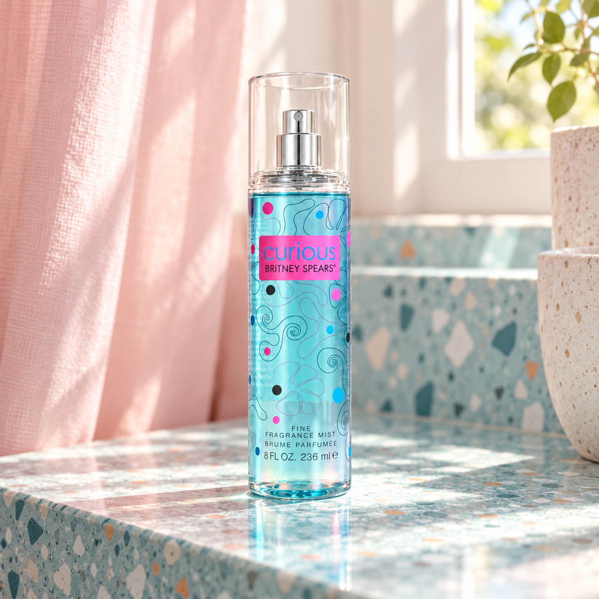 Britney Spears Curious Tělový sprej 236 ml – atmosférická fotografie – MrRizz