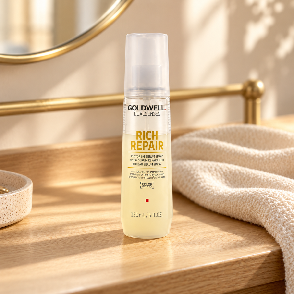 Goldwell Dualsenses Rich Repair Restoring Serum 150 ml – atmosférická fotografie – MrRizz