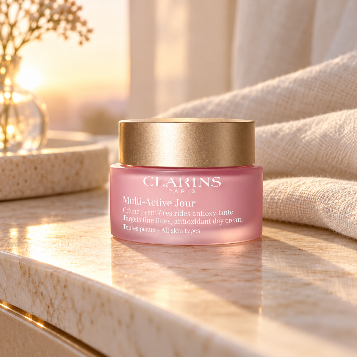 Clarins Multi-Active 50 ml – atmosférická fotografie – MrRizz