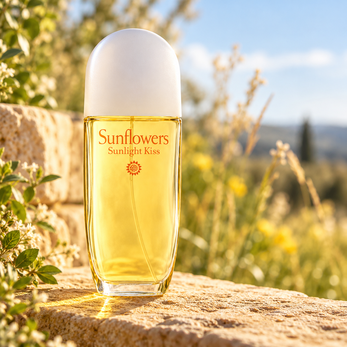 Elizabeth Arden Sunflowers Sunlight Kiss EDT 100 ml – atmosférická fotografie – MrRizz