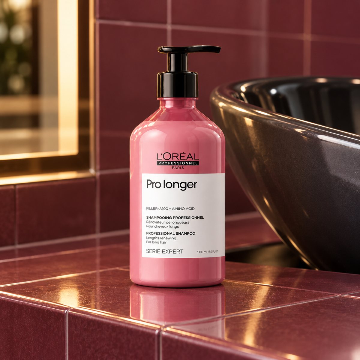 L'Oréal Professionnel Pro Longer Professional Shampoo 500 ml – atmosférická fotografie – MrRizz