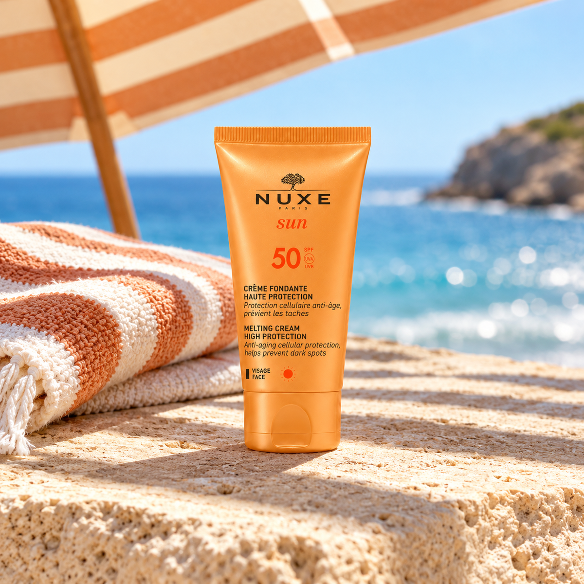 NUXE Sun Melting Cream 50 ml – atmosférická fotografie – MrRizz
