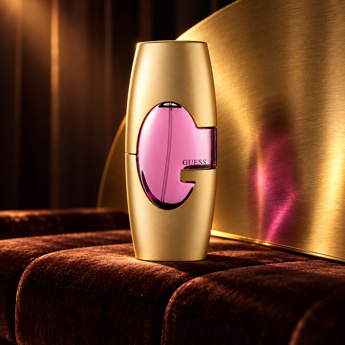 GUESS Gold EDP 75 ml – atmosférická fotografie – MrRizz