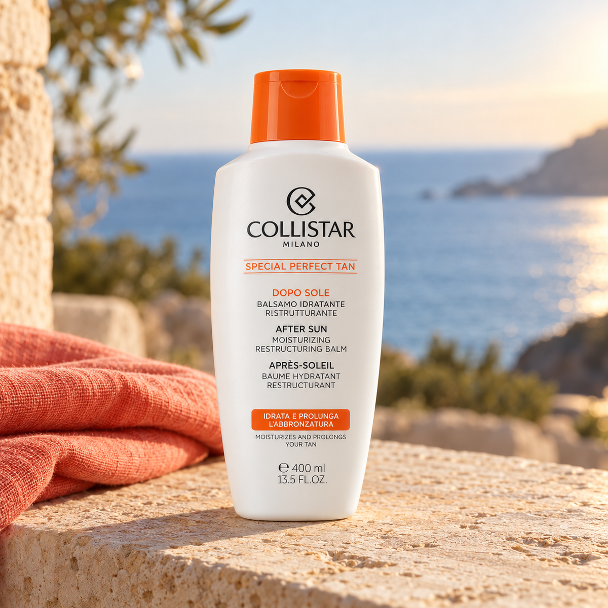 Collistar Special Perfect Tan Moisturizing Restructuring After Sun Balm 400 ml – atmosférická fotografie – MrRizz
