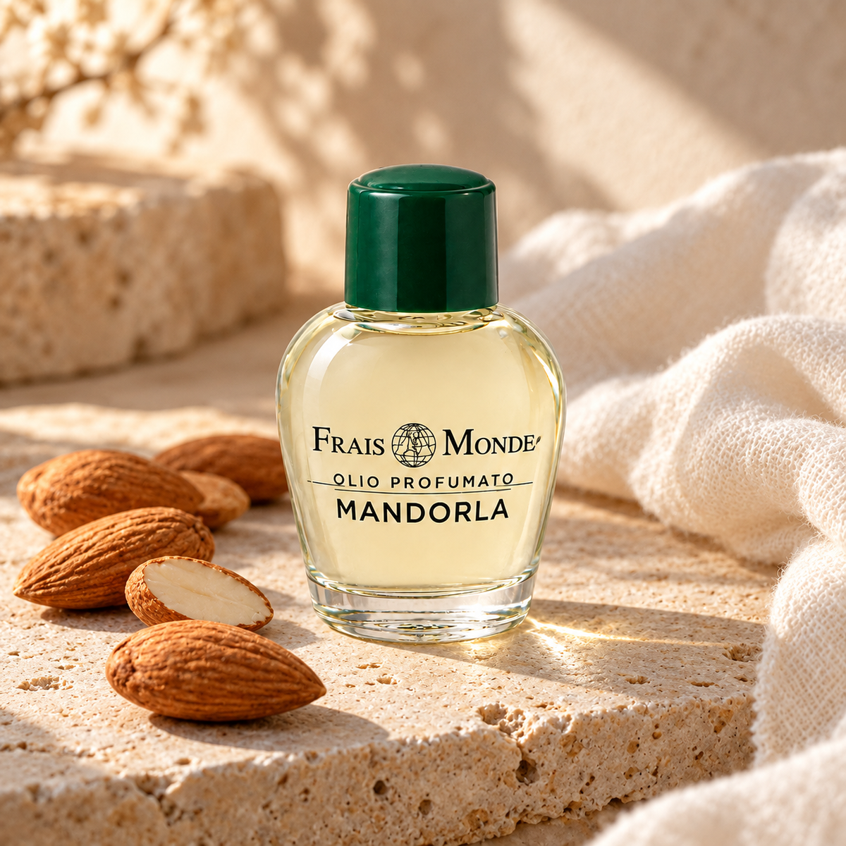 Frais Monde Almond parfémovaný olej 12 ml – atmosférická fotografie – MrRizz