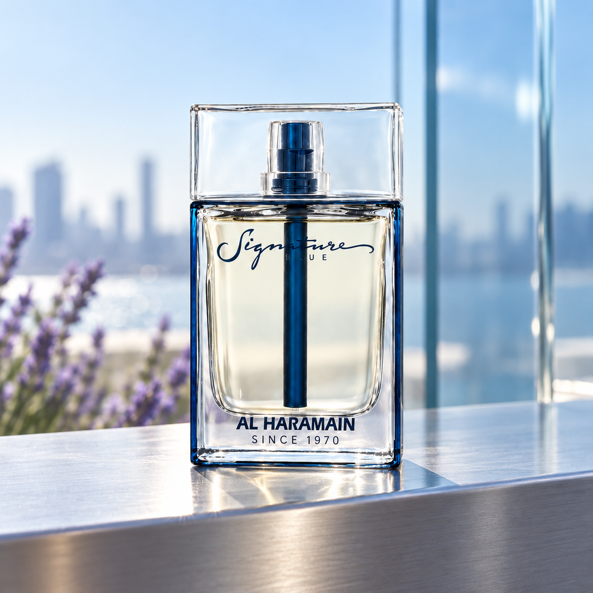 Al Haramain Signature Blue 100 ml – atmosférická fotografie – MrRizz