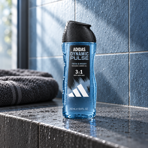 Adidas Dynamic Pulse Shower Gel 3-In-1 250 ml – atmosférická fotografie – MrRizz