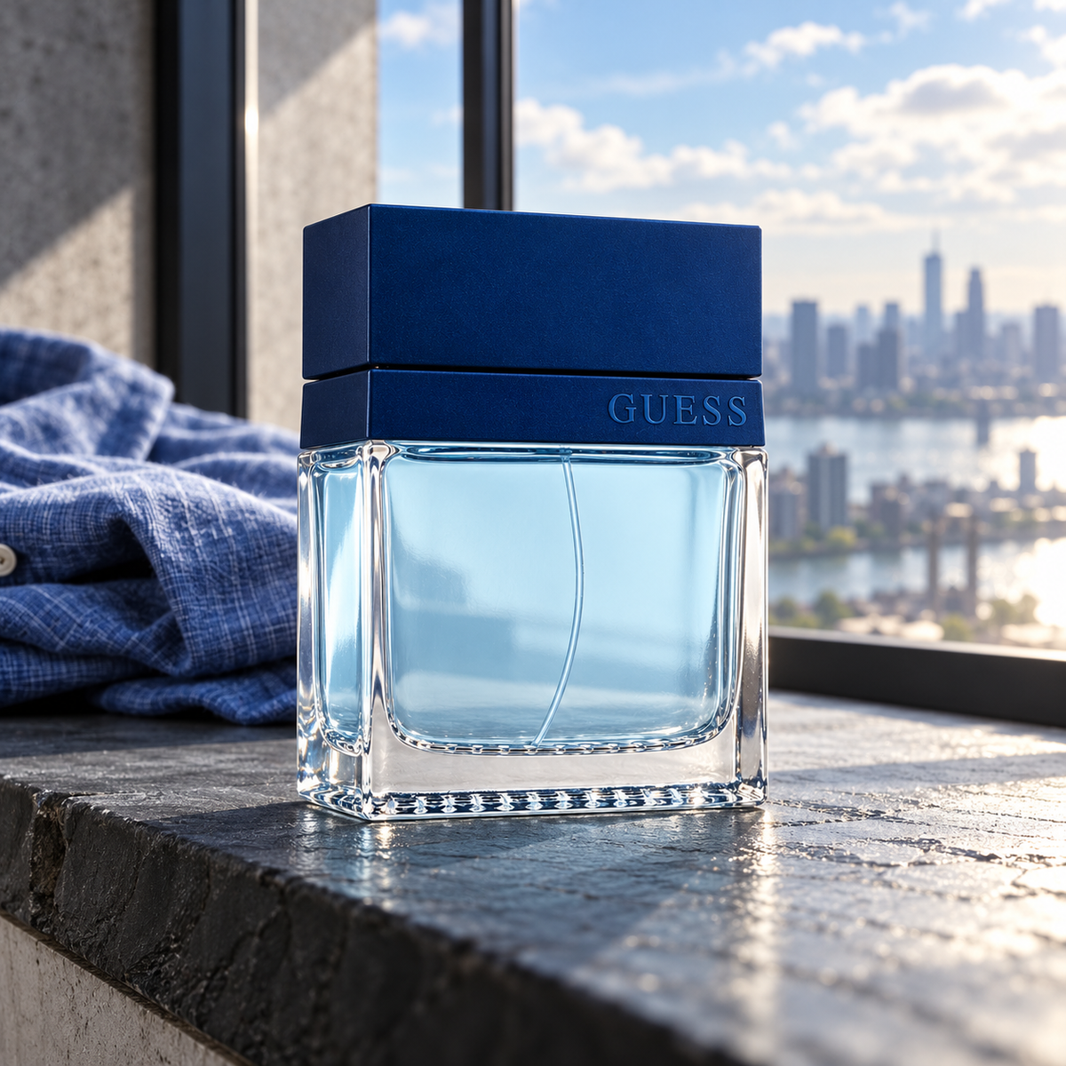 GUESS Seductive Homme Blue EDT 100 ml – atmosférická fotografie – MrRizz