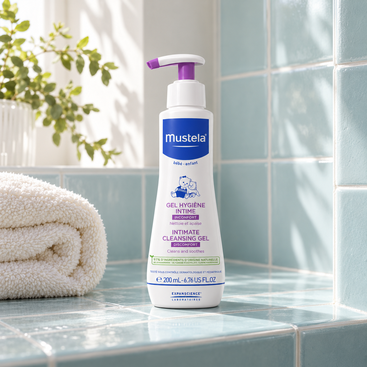 Mustela Bébé Intimate 200 ml – atmosférická fotografie – MrRizz