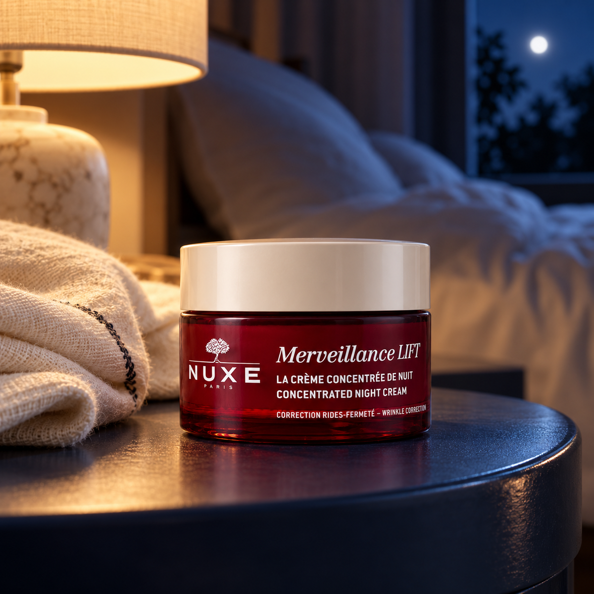 NUXE Merveillance Lift Concentrated Night Cream 50 ml – atmosférická fotografie – MrRizz