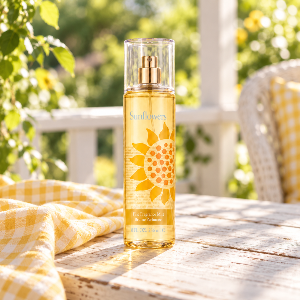 Elizabeth Arden Sunflowers Tělový sprej 236 ml – atmosférická fotografie – MrRizz